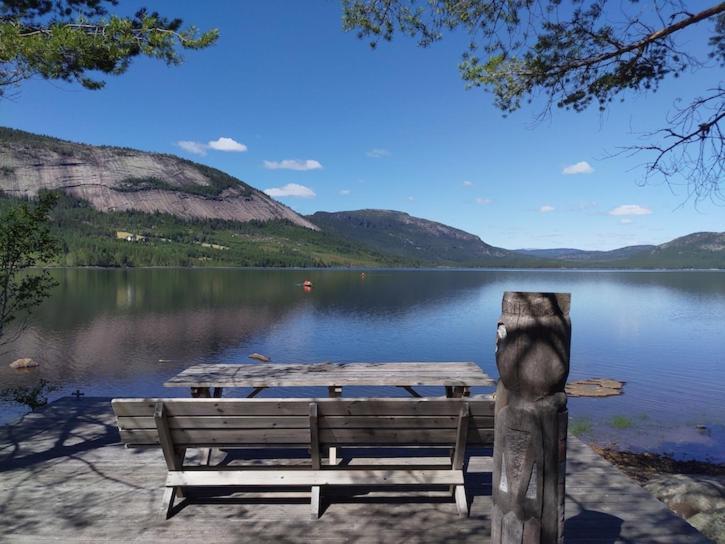 Fossumsanden Camping Og Hytter Fyresdal Exteriör bild