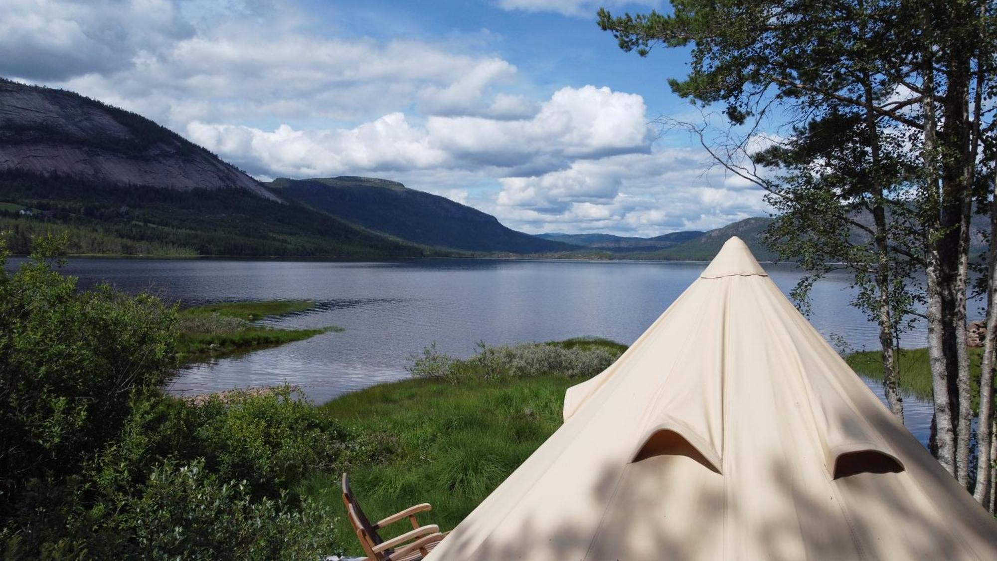 Fossumsanden Camping Og Hytter Fyresdal Exteriör bild