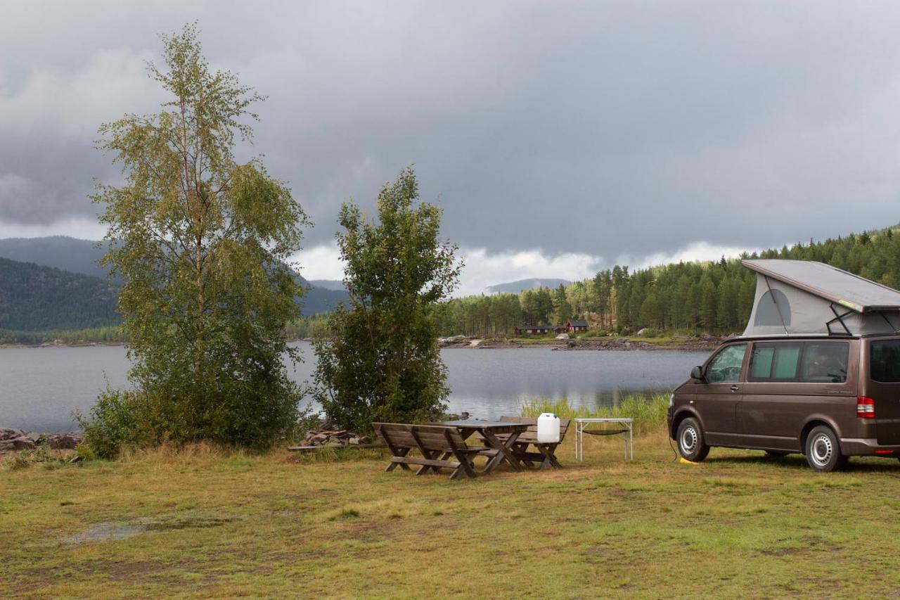 Fossumsanden Camping Og Hytter Fyresdal Exteriör bild